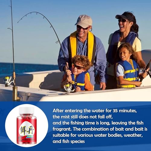 Fish Attractant Bass - Bait Scent Fish Attractants, Concentrated Fish Bait Particles | Fish Attractant Powder Particles, Fish Baits Freshwater Carp Crucian Carp Tilapia Practical Angler Accessories