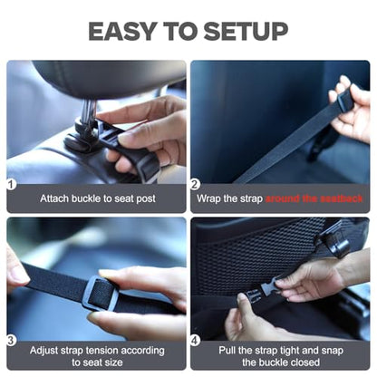 OJYDOIIIY Fishing Rod Racks for Car, 4-Rod or Combos Capacity Rod Holder for Car,SUV,Truck Front or Rear Seats