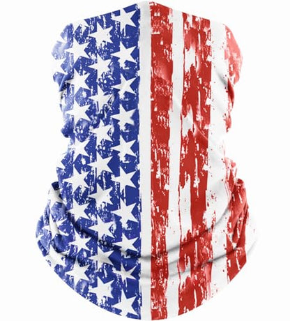 Flag Neck Gaiter, Face Mask Cooling Breathable UV Protection Scarf for Men/Women - color: America Flag-1