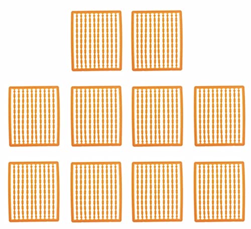 752/1000 Pcs Carp Fishing Hair Rig Extender Boilie Bait Stops Boilie Stopper Carp Fishing Tackle - color: Orange(1000pcs)