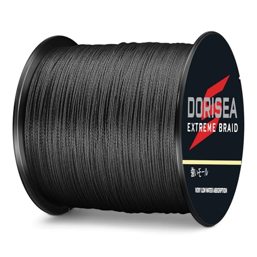Extreme Braid 100% Pe Black Braided Fishing Line 109Yards-2187Yards 6-550Lb Test Fishing Wire Fishing String Incredible Superline Zero Stretch - size: 100m/109Yards 100lb/0.55mm