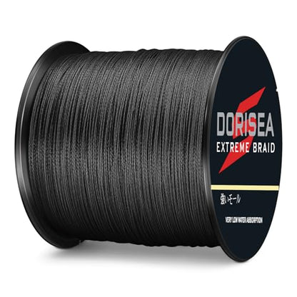 Extreme Braid 100% Pe Black Braided Fishing Line 109Yards-2187Yards 6-550Lb Test Fishing Wire Fishing String Incredible Superline Zero Stretch - size: 100m/109Yards 100lb/0.55mm