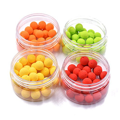 30pcs 12mm Smell Carp Fishing Bait Boilies Eggs / 4 Flavors Floating Ball Beads Feeder Artificial Carp Baits Lure - color: Orange-Sweet Potatoes（12mm）