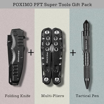 Multitools Gift Set "I LOVE YOU", Men Gifts 3 Items Pack with 14-In-1 Multi tool Pliers, Pocket Knife, Tactical Pen, Gifts for Men Women, Stocking Stuffers EDC, Survival Tools Set (I LOVE YOU) - style: Gift Set "I LOVE YOU"
