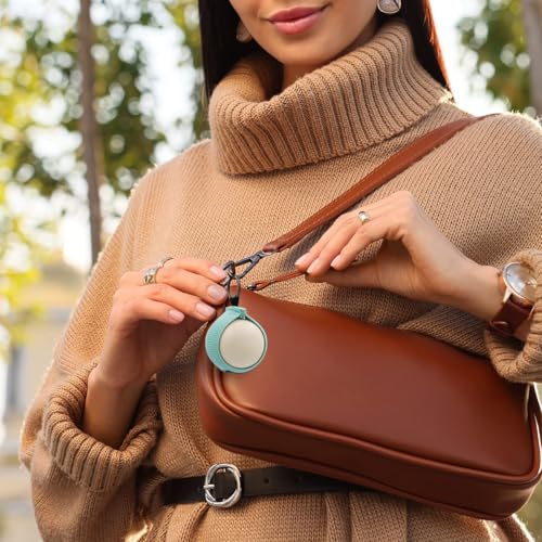 WK IEASON Lip Balm Holder Sleeve with Keychain Lipstick Sleeve Holder Tight-knit Elastic Holder for Ball Lip Balm Lipstick Holder Keychain (Dark blue/Green/Brown) - color: Dark Blue/Green/Brown