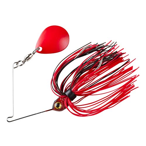 BOOYAH Pond Magic Small-Water Spinner-Bait Bass Fishing Lure - color: Fire Ant, style: Micro Pond Magic