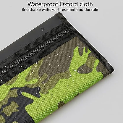Froiny Fishing Soft Lure Storage Bag Waterproof Fishing Baits Binder Fly Fishing Leader Tackle Wallet Bag with Carabiner