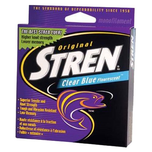 Stren Original Monofilament Fishing Line - color: Clear/Blue Fluorescent, size: 100 Yd, Pound Test 10, style: 10lb | 4.5kg
