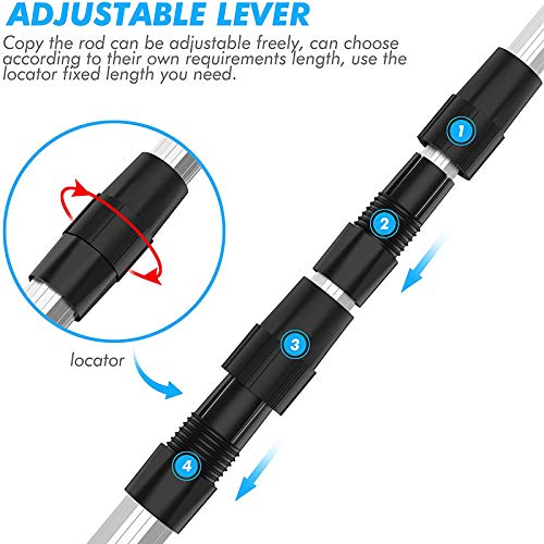 Fishing Landing Net with Aluminum Telescoping Pole 75" Long Handle,Rubber Coated Nylon Mesh,for Steelhead,Salmon,Fly,Kayak,Catfish,Bass,Trout,Shrimp,Crab,for Easy Catch & Release,Extend to 75 Inch