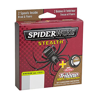 Spiderwire Ultracast Fluorocarbon 200-Yard Spool (Clear, Pound Test 4) - size: 150 yd / 8 lb test