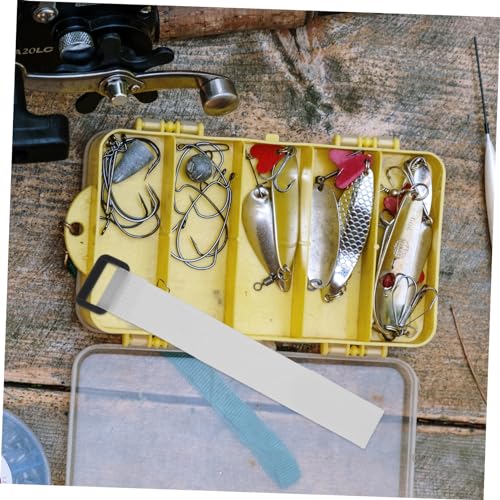Cabilock 30Pcs Fishing Rod Straps Multi Function Fishing Pole Bands for Organizing and Protecting Casting Spinning and Fly Rods Lightweight Tackle Ties for Outdoor Use