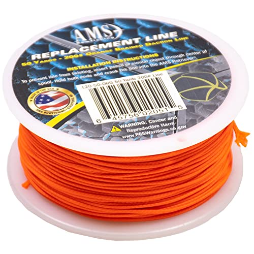 AMS L20-50 50-Yards 200-Pound Bowfishing Line, Orange