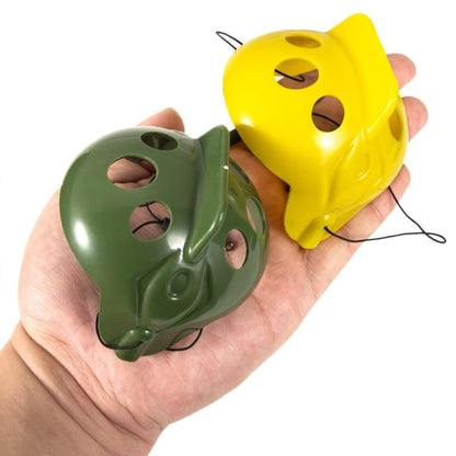 5pcs Small Bait Cage ABS Carp Fishing Large Pellet Feeder Float Throwing Holder Tackle Tool Bait Food Feeder Dry Spinach Feeding Cage