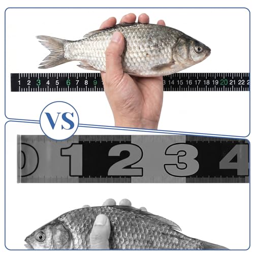 Fishing Ruler Fish Measuring Tape Tool Self Adhesive Reflective Boats Ruler 51" for Boat Fish Measuring Board Waterproof Fishing Boat Accessories for Fishs Boats Sailboats Yachts Kayaks