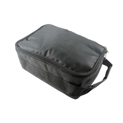 Waterproof Fishing Tackle Bag with 3 Adjustable Dividers, Lightweight Storage Bag(Black) - color: Black