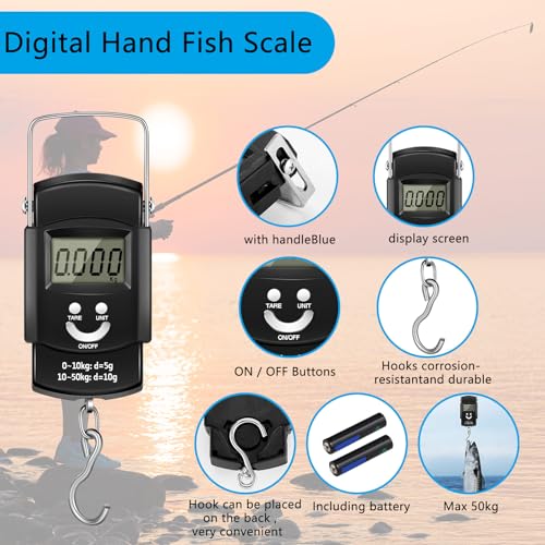 Sosation 134 Pcs Fishing Tool Kit Fishing Gear and Equipment for Men Adults Family Pliers Kit, Hook Remover Tool, Lip Gripper Set, Lures Baits Tackle Accessories Gifts for Father - color: Black