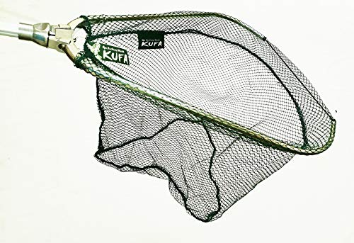 KUFA Sports Fishing Landing net Fishing net Fishing Carry Bags - style: Medium Telescope Net (Hoop:23x23; Handle:27-47")