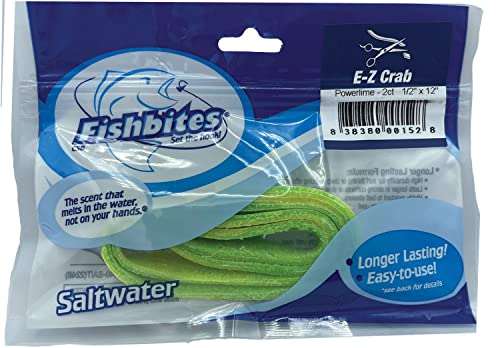 Fishbites E-Z Crab - Longer Lasting - color: Power Lime