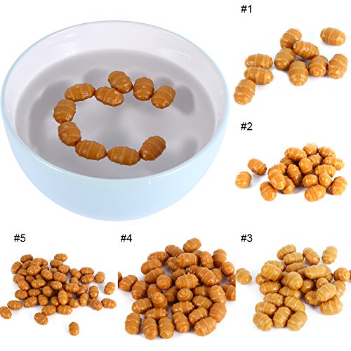 VGEBY Fishing Baits Soft Carp Fishing Floating Artificial Nut Baits Terminal Tackle Pellets (#5-50pcs) Carp Fishing Bait Carp Fishing Bait Carp Bait