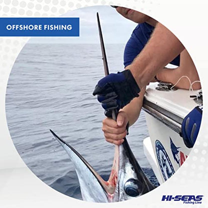 HI-SEAS Quattro Monofilament Fishing Line - Low-vis 4 Color Camo, Strong & Durable Performance Saltwater Main Line - style: 20 Lb Test, 0.45 Mm Dia, 650 Yd