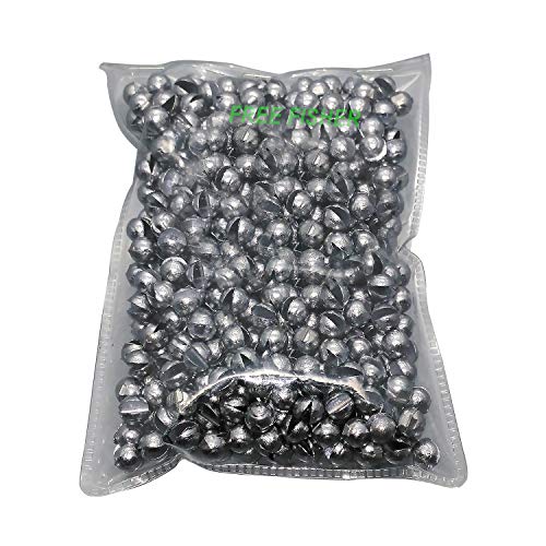 Removable Split-Shot,500Pcs Lead Sinking Split Shots Fishing Sinkers,Fishing Weights Sinkers - color: 0.6g