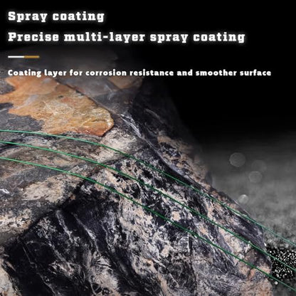 50pcs Fishing Wire Leaders Nylon-Coated Fishing Line Trace Lure Leaders with Swivels and Snaps Stainless Steel Fishing Tackle Leaders Tackle - color: Black, size: 8inch 50PCS