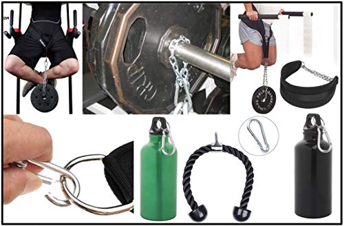 Black & Silver Zinc-Galvanized Heavy Duty Bushcraft Carabiner Spring Snap Clip Link Hooks 200-500lb Load 2, 6 & 12 Packs - color: 8cm (3.15in) Silver 6 Pack
