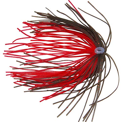 Silicone Jig Skirts DIY Rubber Fishing Jig Lures 12 Bundles 50 Strands Fishing Bait Accessories Spinnerbaits Buzzbaits Spoon Blade Squid Skirt Replacement Part, Fly Tying Material Color Random - size: 12 Bundles