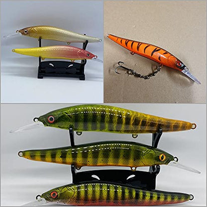 10 Blank Unpainted Minnow Crankbait Topwater Lipless Jerkbait Fishing Lures V3 - color: UPM817P10