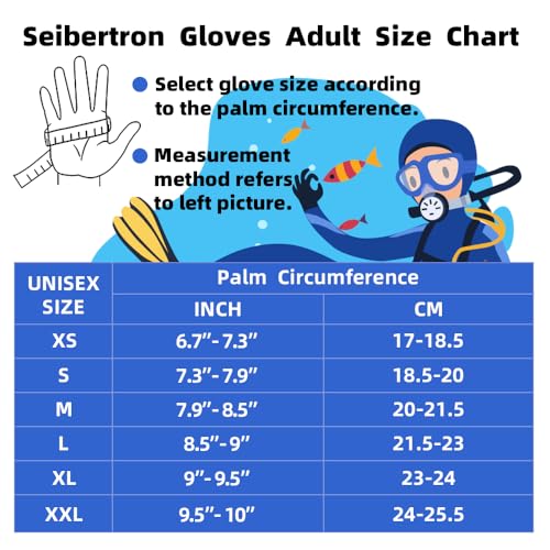 Seibertron Patented C.R.D.G 1.0 Aramid Anti-Cut Puncture Resistant Diving Gloves - color: C.R.D.G 2.0-Black, size: Medium