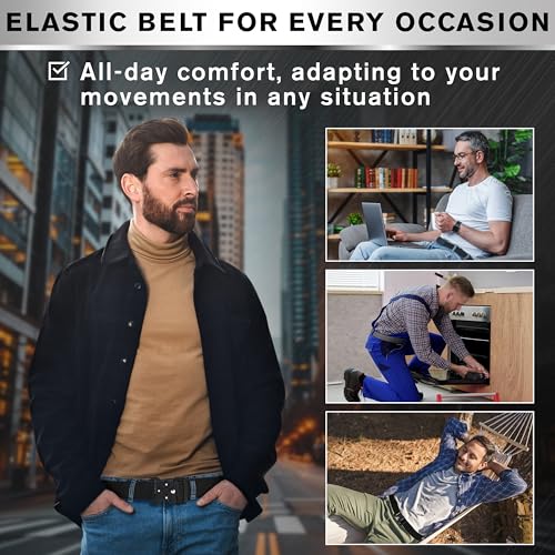 TECEUM Tactical Belt – Heavy-Duty & Quick Release – Military, Work, Rigger, Duty & Utility Belt for Men - color: Buckle 3 - Black, style: Small-for Waist 30"-36" (Length 45")