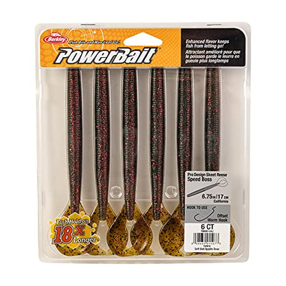 Berkley PowerBait Speed Boss Fishing Soft Bait - color: California, size: 6 3/4"