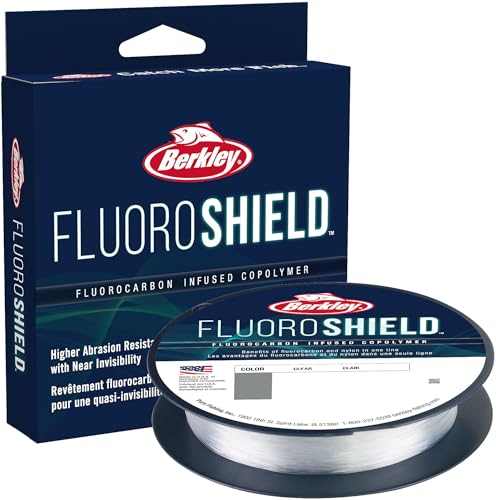 Berkley FluoroShield Fluorocarbon Fishing Line, Clear - size: 300yd, style: 8lb Test