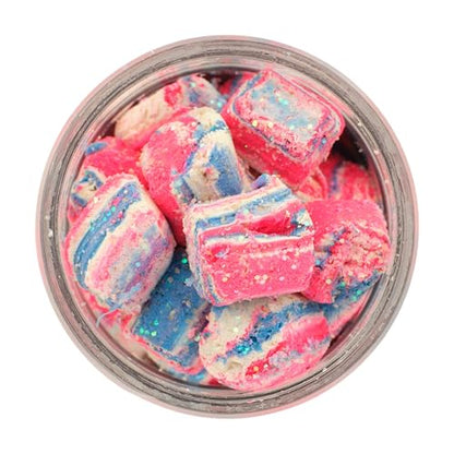 Berkley Gulp! Trout Nuggets Dough Bait, Scented and Flavored Soft Bait for Freshwater Fishing, Designed to Attract Trout, High Visibility - color: Bomb Pop