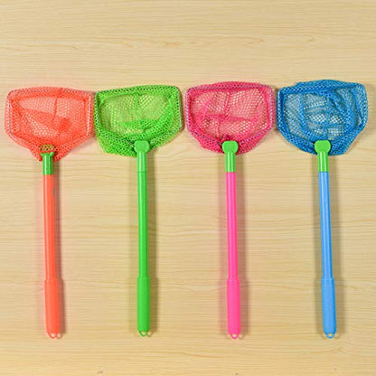 Coopay 4/8 Pieces Butterflies Kids Fishing Net Catching Bug Floating Bait Beach Nets for Outdoor Playing - style: 8 Pieces