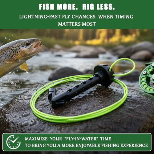 Magnetic Fly Threader, Fly Tying Tool, Even in Harsh Conditions, The Hook Can Be Easily Threaded, Fishing Accessories, Easy-to-Install Fishing Accessories for Small Flies, Magnetic Lifting Tools