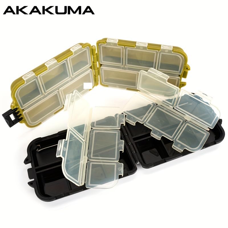 Tackle Accessories Case Mini Reversible Storage Case Multi-Function Tool Box Lure Portable Removable Plaid Blue