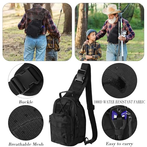 Gemscream 393 Pcs Fishing Tool Kit Fishing Backpack with Tackle Boxes Included Pliers Gear and Equipment Bait Rigs Fish Lip Gripper Lure Gear Kit Fish Hooks Remover Tools - color: Black