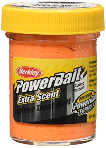 Berkley PowerBait Trout Fishing Dough Bait - color: Fluorescent Orange