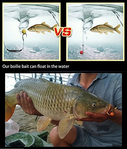 30pcs 12mm Smell Carp Fishing Bait Boilies Eggs / 4 Flavors Floating Ball Beads Feeder Artificial Carp Baits Lure - color: Orange-Sweet Potatoes（12mm）