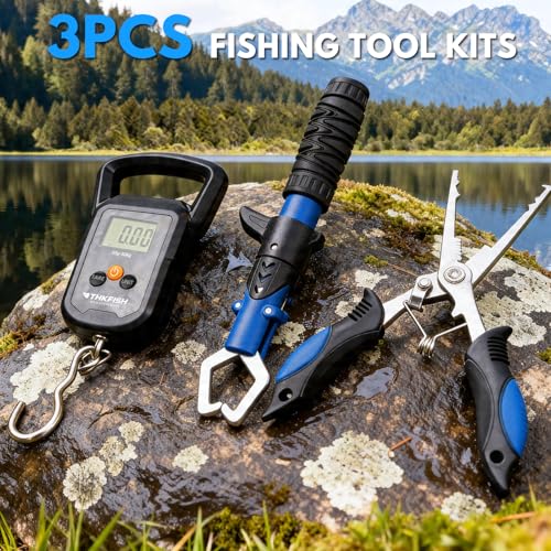 THKFISH Telescoping Fishing Rod and Reel Combo with Backpack, Carbon Fiber Travel Fishing Pole Spinning Reel Kit with Fishing Lures, Fishing Tools Kit for Men - color: Fishing reel & rod with fishing net, size: 39IN