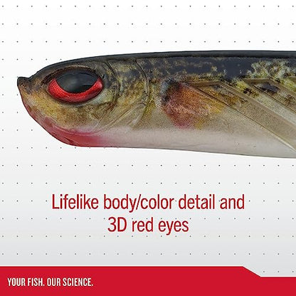 Berkley PowerBait Ripple Shad Fishing Soft Bait - color: Blue Silver, size: 2" (8 Count)