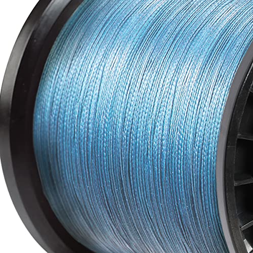 Seaguar Threadlock Braided Fishing Line, 16 Strand Hollow Core Braid, High Visibility Blue, Multiple Sizes - size: 80lbs/600yds