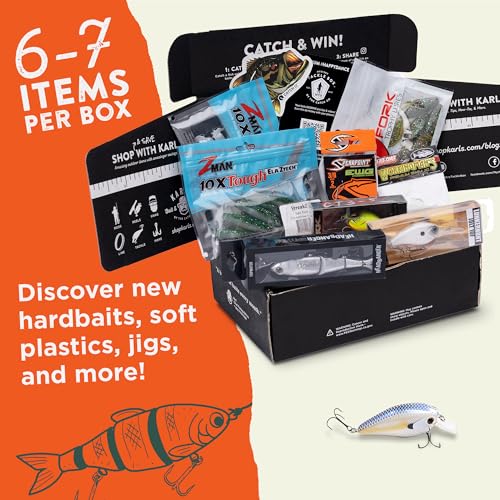 Catch Co Mystery Tackle Box PRO Bass Fishing Kit | Freshwater Largemouth and Smallmouth Bass Lures - style: Pro