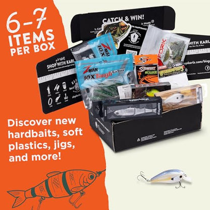 Catch Co Mystery Tackle Box PRO Bass Fishing Kit | Freshwater Largemouth and Smallmouth Bass Lures - style: Pro