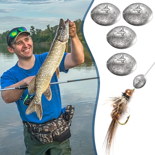 Egg Fishing Sinker Weights Kit Egg Weights Rig Drop Bass Casting Fishing Sinkers Saltwater Freshwater Gear Tackle - size: 4oz