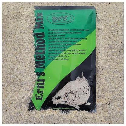 WCB Carp Baits Groundbait Chum Mix Feeder Mix Carp Bait - Erni's Method Mix - Ideal for Carp and Catfish Fishing - style: Flavor: Hemp Madness
