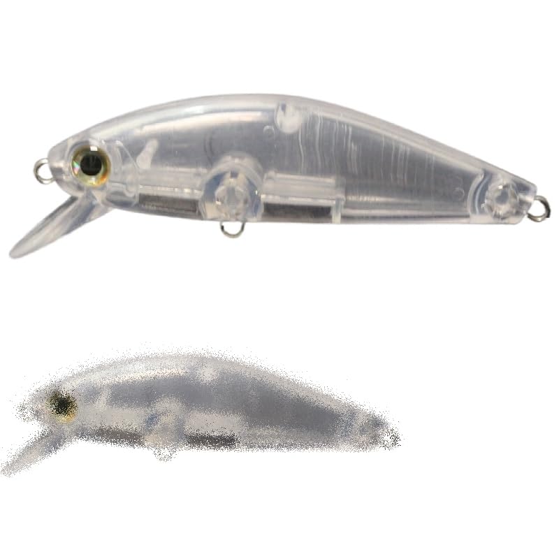 10 Blank Unpainted Minnow Crankbait Topwater Lipless Jerkbait Fishing Lures V5 - color: UPM278P10