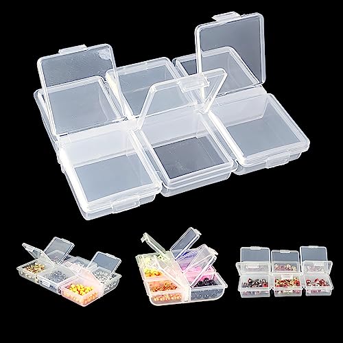 2PC-Aventik Fishing Tackle Box Tackle Utility Boxes Plastic Box Storage Organizer Fishing Storage(Hook box-6C) - style: 2PCS-HOOK BOX-6C