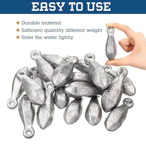 18 Pcs Bank Sinker Fishing Sinkers Weights Bank Weights for Ocean Saltwater Freshwater Surf Bass Catfish Fishing Casting Gear Tackle - size: 8 oz